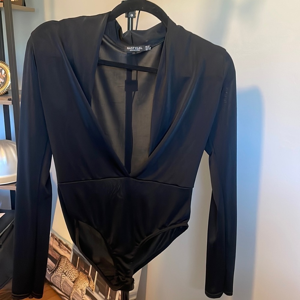 Brand New Nasty gal black bodysuit